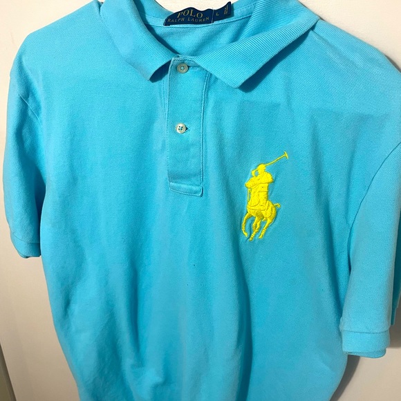 Polo Ralph Lauren big pony Polo mens size L EUC - Picture 5 of 5